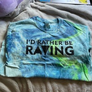 tie dye rave shirt